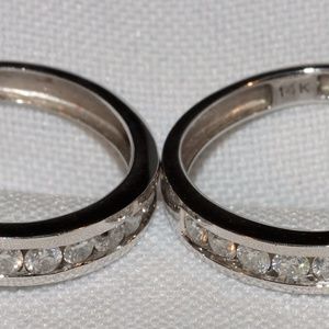 IDENTICAL PAIR OF DIAMOND RINGS